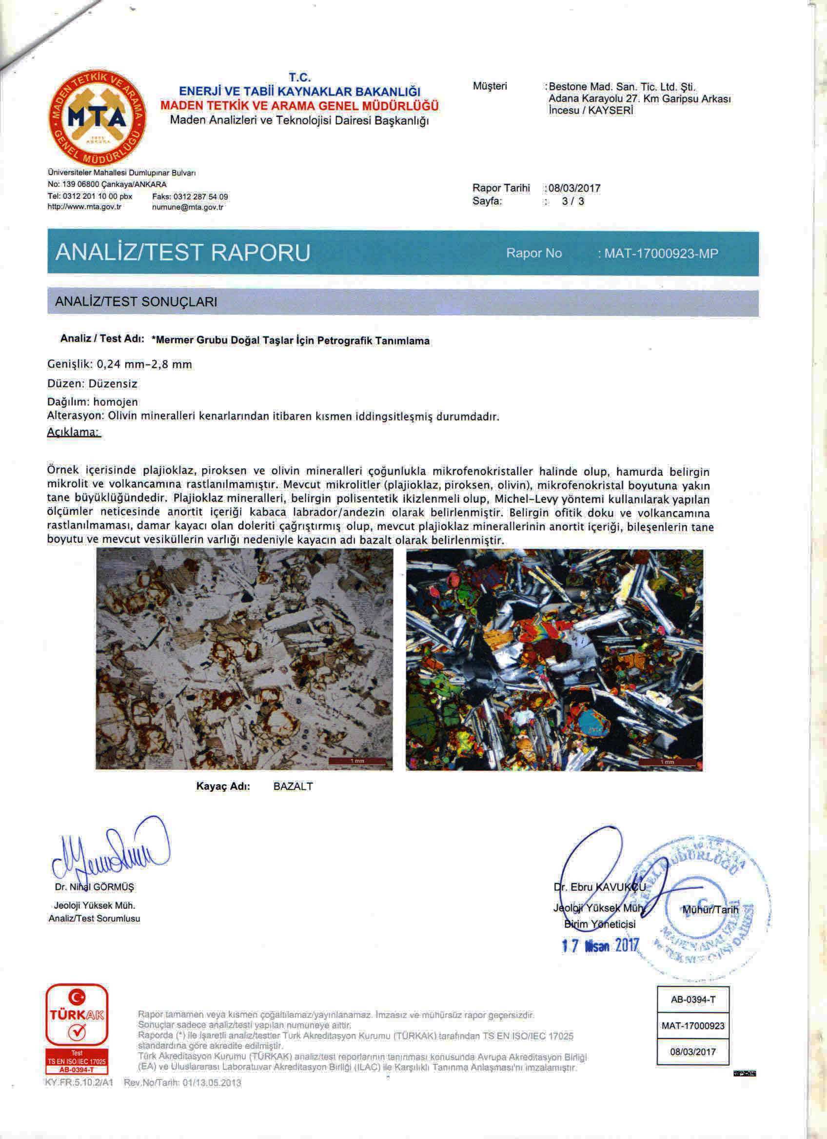 Performans Sertifikası 8